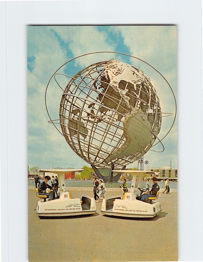 Postcard Unisphere NY World's Fair USA