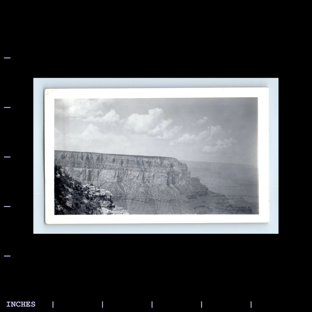 Old Vintage Photo GRAND CANYON LANDSCAPE CLOUDS