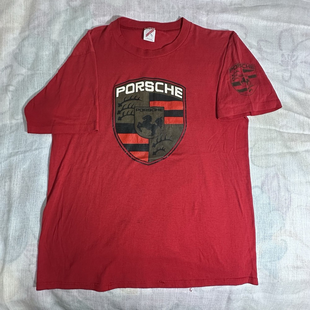 VTG 90’s Bootleg Porsche T-Shirt (Size XL) Jerzees Made In USA