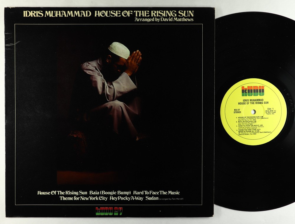 Idris Muhammad - House Of The Rising Sun LP - Kudu RVG VG+