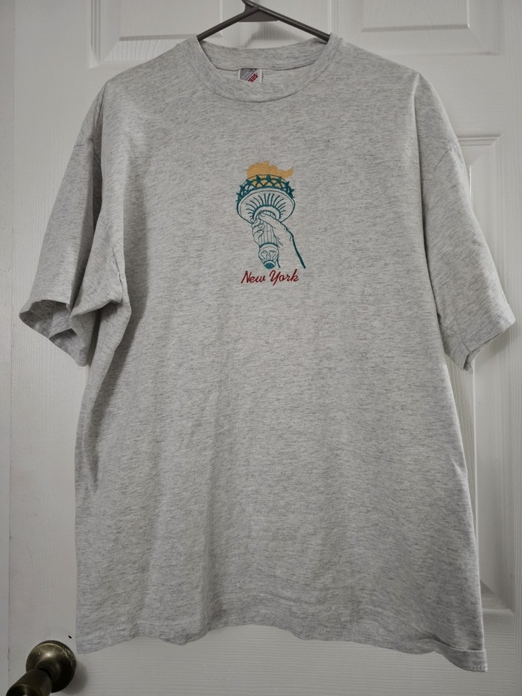 vintage 90s Anvil New York City graphic t-shirt XL Retro NYC Statue Of Liberty