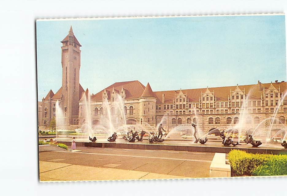 Postcard St. Louis Union Station St. Louis Missouri USA