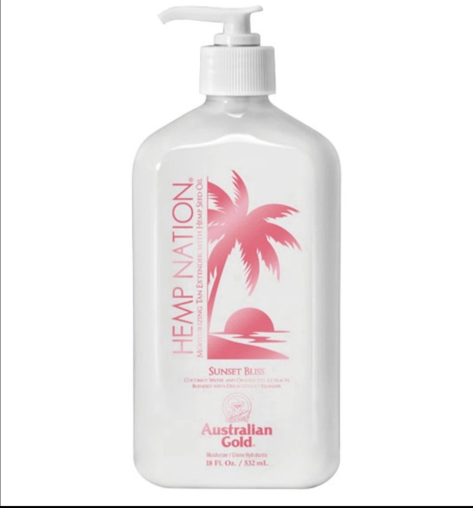 Australian Gold Hemp Nation Sunset Bliss Tan Extender Lotion 18 fl oz