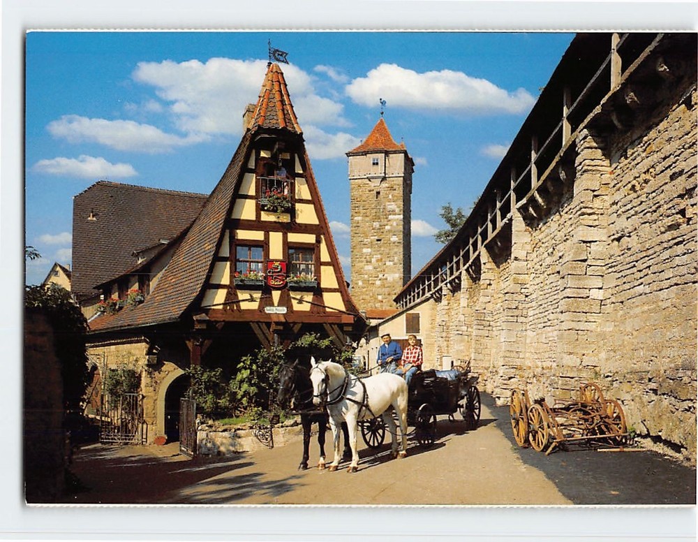 Postcard Old Forge Rothenburg ob der Tauber Germany