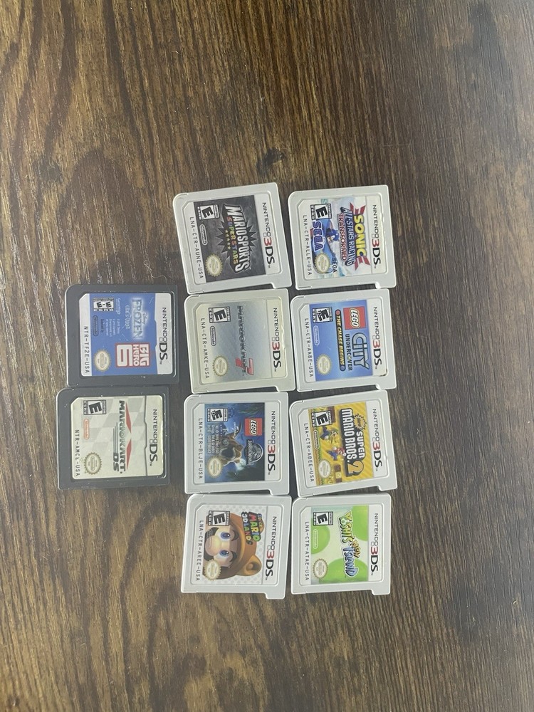 Lot of 10 Nintendo 3DS Video Games