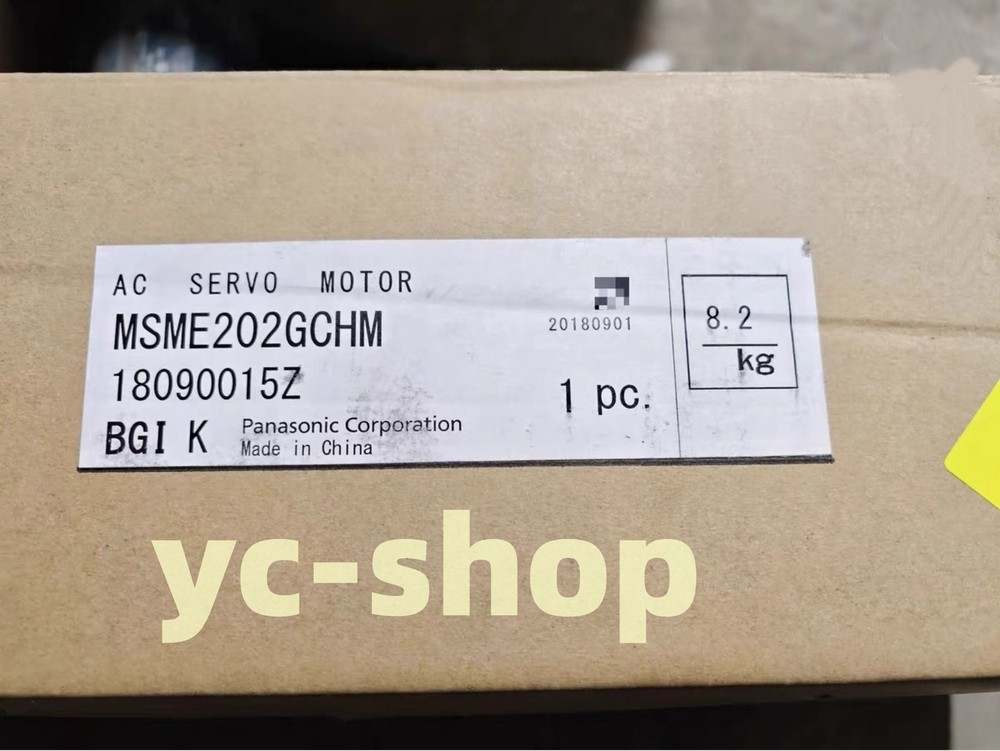 1pc NEW Matsushita MSME202GCHM Servo motor Fast shipping FedEx or DHL*c