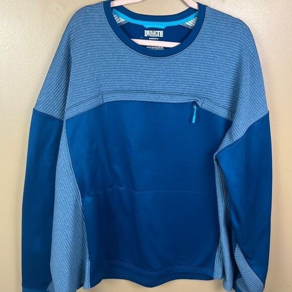 Duluth Trading Company Blue Pullover Sweatshirt Men's 3XL Standard Fit