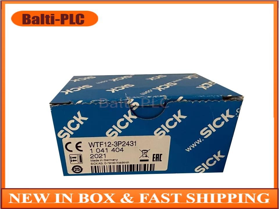 New SICK WTF12-3P2431 1041404 WTF123P2431 10-30VDC Photoelectric Sensor Switch
