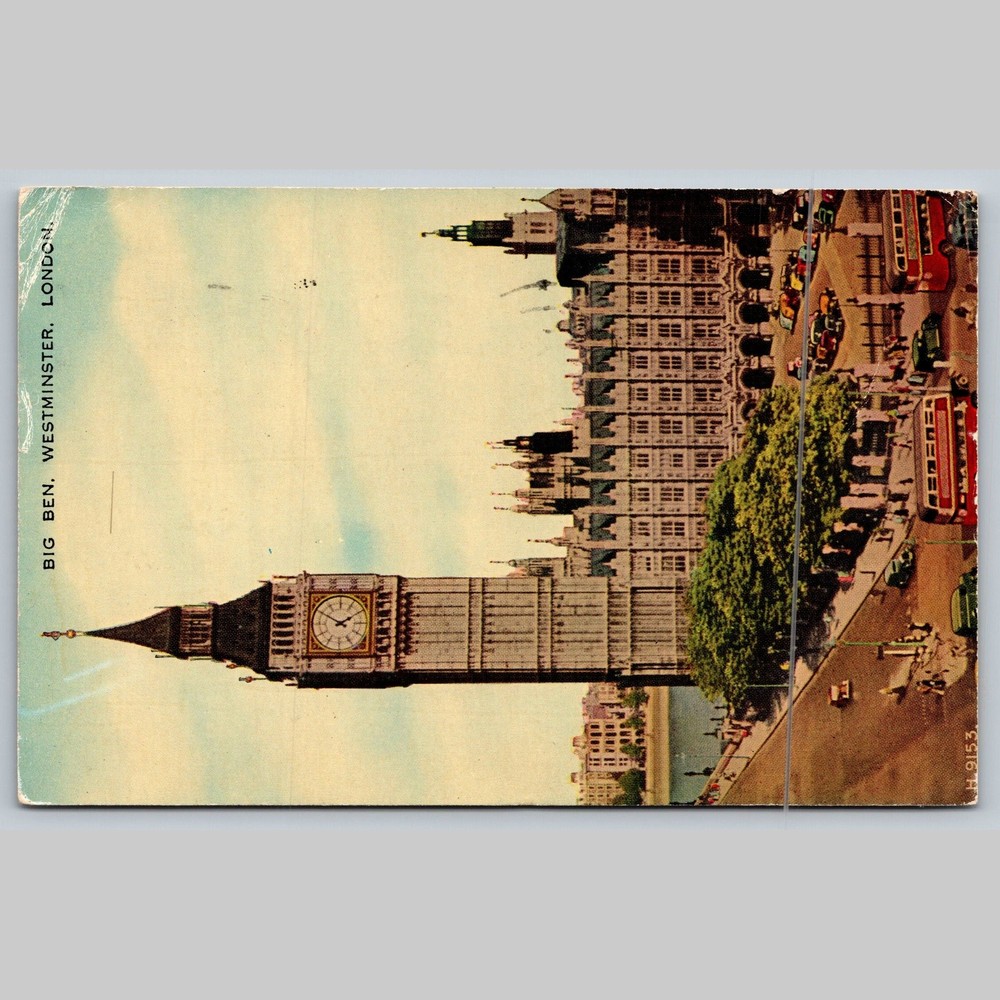 Postcard Big Ben Westminster London Famous Landmark