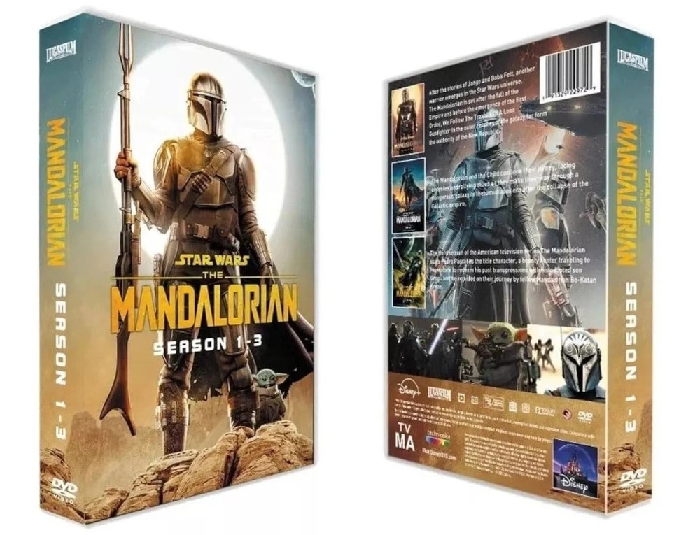 Star Wars the Mandalorian : the Complete Series Season 1-3 (DVD 9-Disc Box Set)
