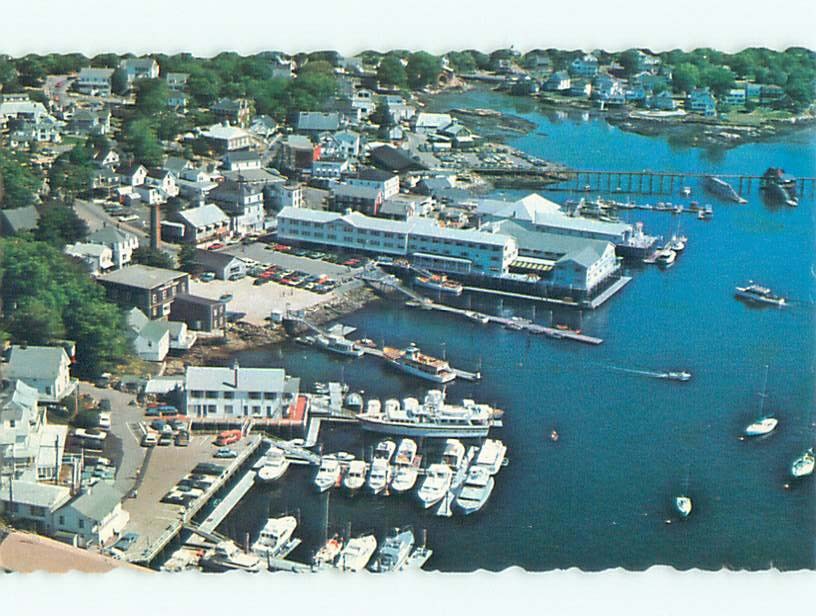 Unused Pre-1980 AERIAL VIEW OF TOWN Boothbay Harbor Maine ME : clearance n1920