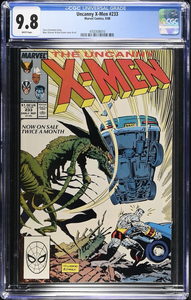 Uncanny X-Men #233 - CGC 9.8 - 1988 Marvel Comics