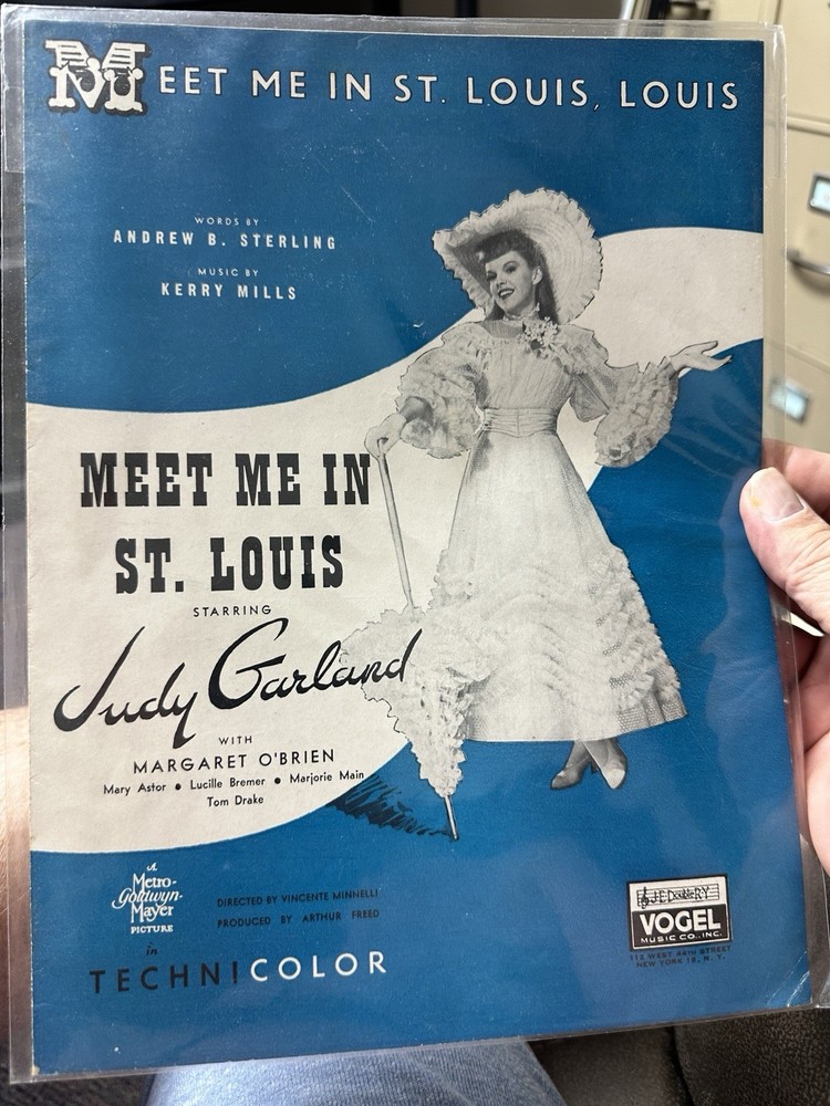M Judy Garland Movie Sheet Music MEET ME IN ST. LOUIS (Louis)