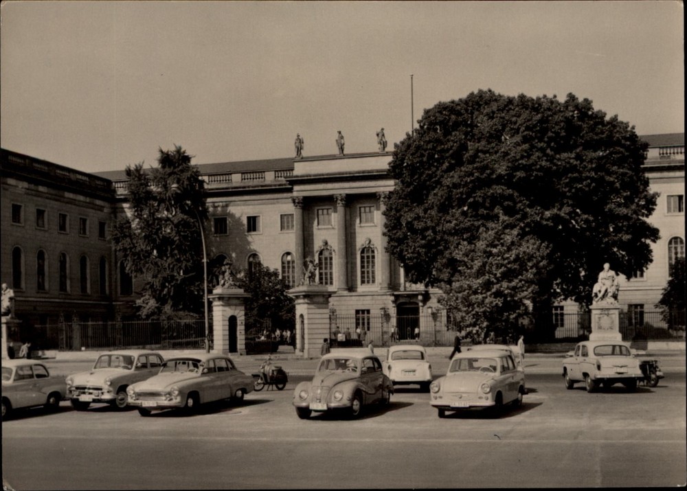 RPPC Humboldt University Berlin Germany vintage postcard c292
