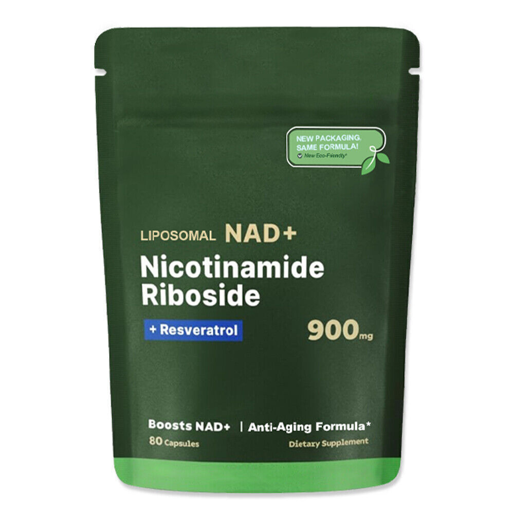 NAD+ Suplemento para Anti Envejecimiento, Energía, Potenciador de Enfoque - Ribósido de Nicotinamida