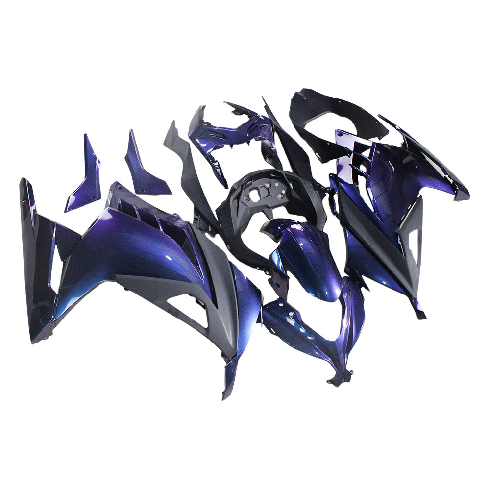 Bodywork for Kawasaki Ninja300 EX300R 2013 - 2017 Chameleon Blue Purple Fairings
