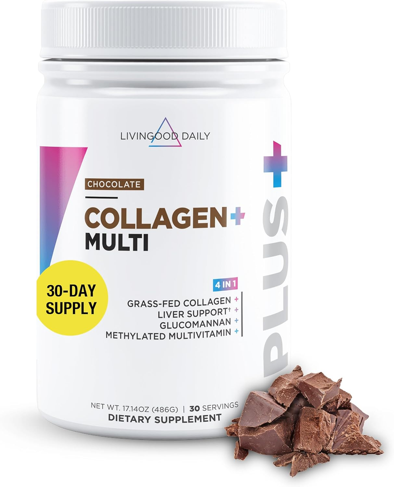 Collagen Powder for Women & Men (Chocolate) - Grass-Fed Hydrolyzed Collagen Pept
