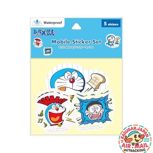 Gourmandise Doraemon Mobile Sticker Dynamic fm Japan w/Tracking
