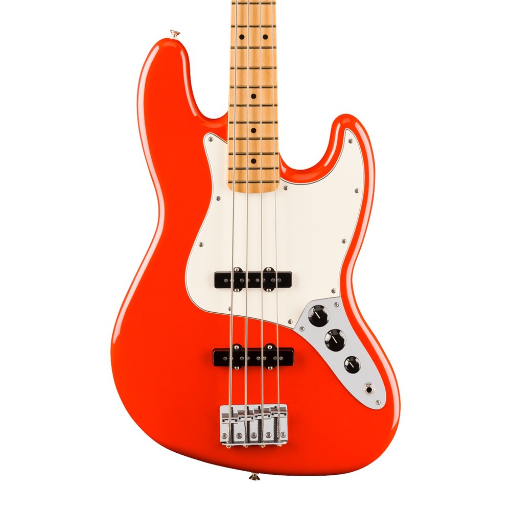 Fender Player II Jazz Bass - Coral Red w/Maple FB