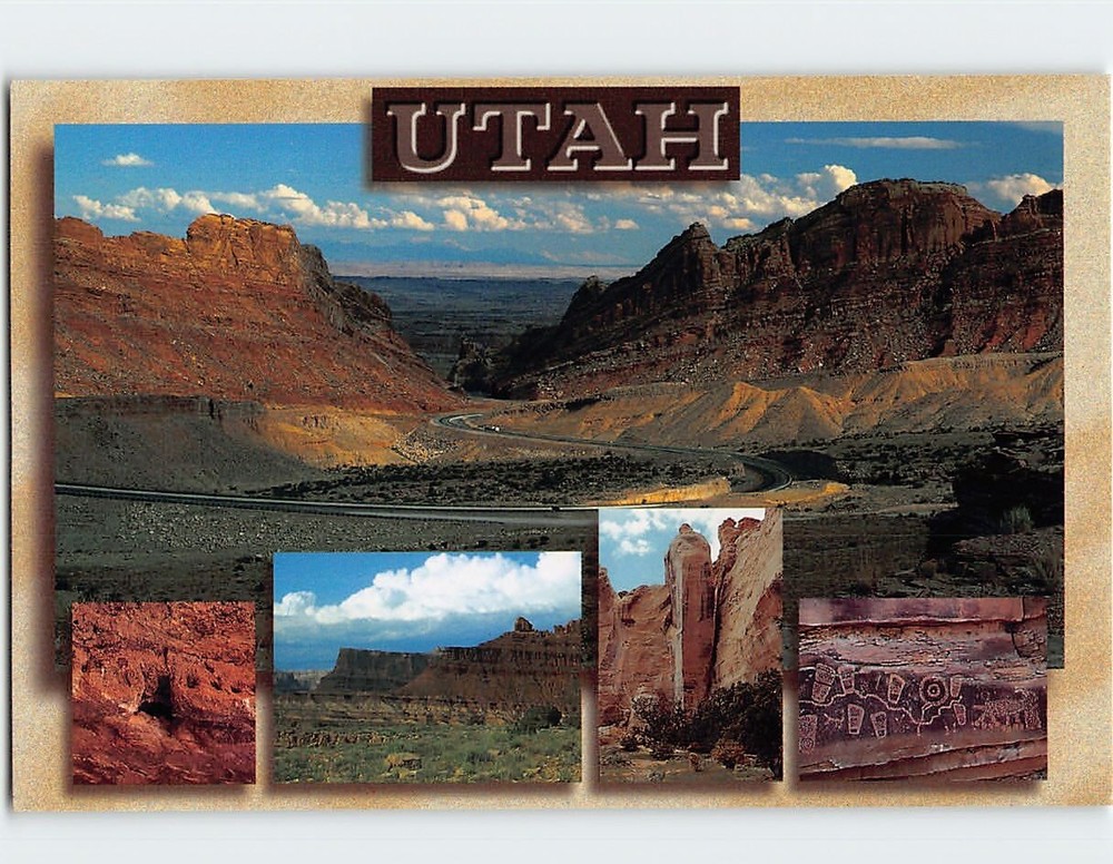 Postcard San Rafael Swell Utah USA