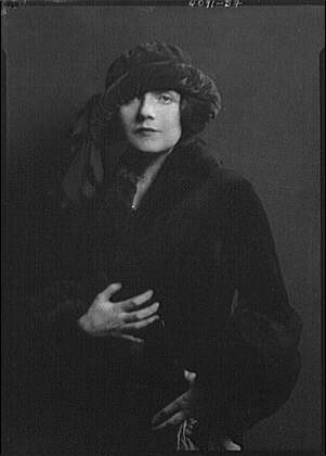 Photo:Mrs Robert Grant Portrait Photograph 1923 Fur Hat Coat
