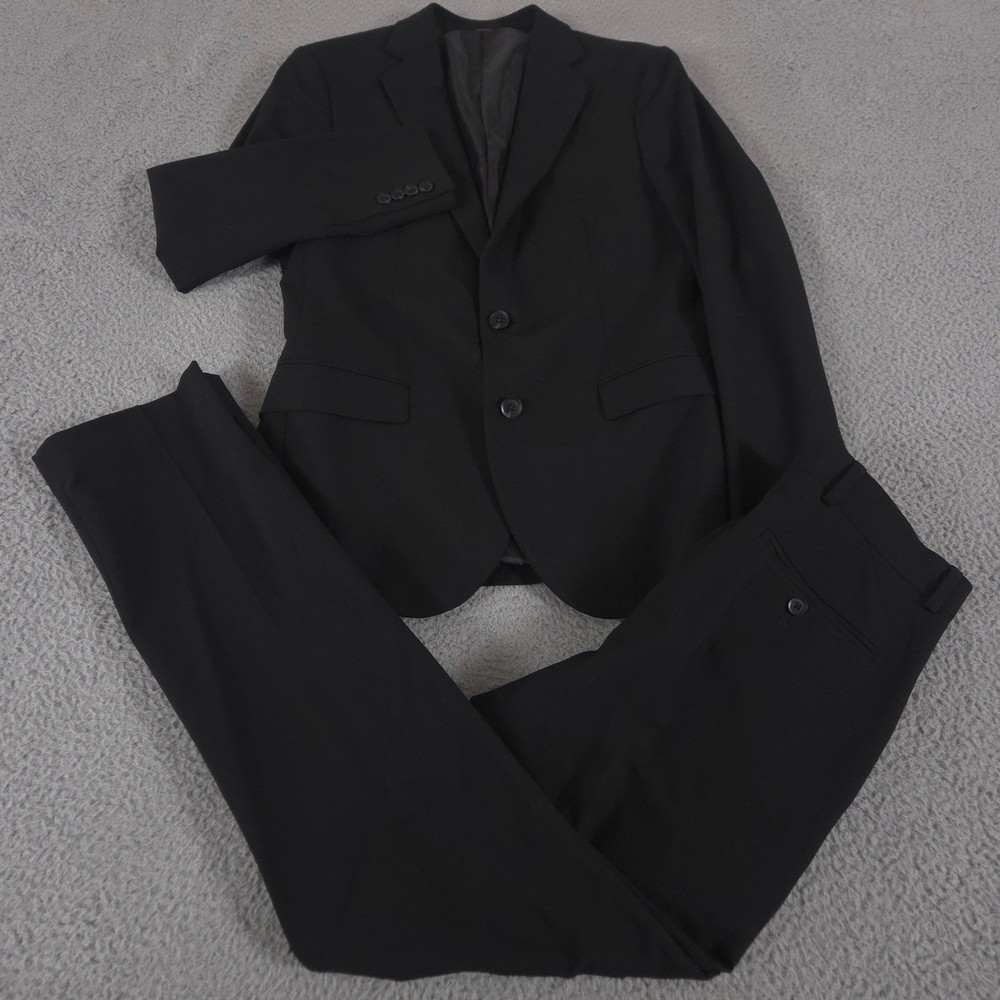 J.Ferrar 2-Piece Suit Men 38R Pants 30x32 Slim Fit Stretch Straight Leg Set