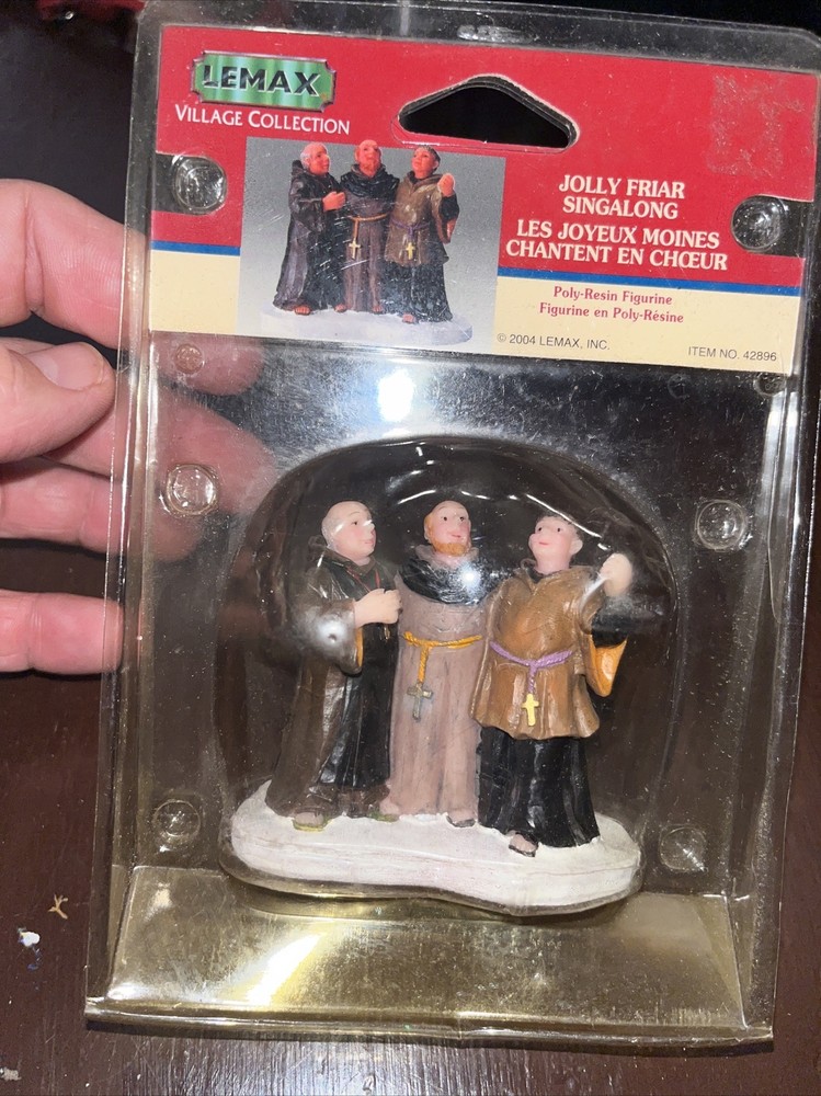 Lemax 2004 Jolly Friar Singalong Village Church Cathedral Joy Collectible #42896