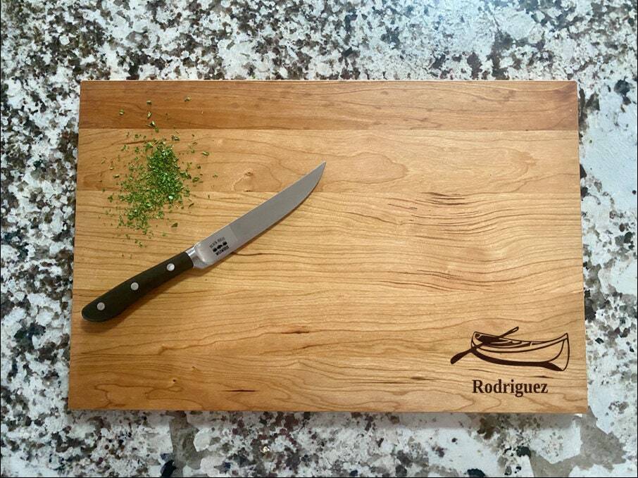 Canoe Cutting Board | River Float Charcuterie Board | Custom Serving Tray |