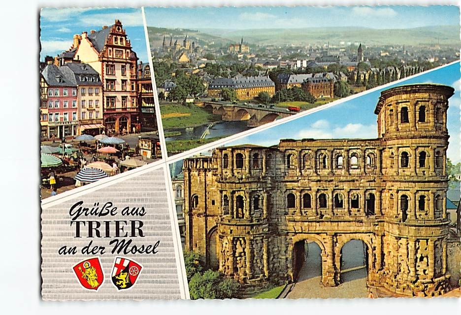 Postcard Grüße aus Trier an der Mosel Trier Germany