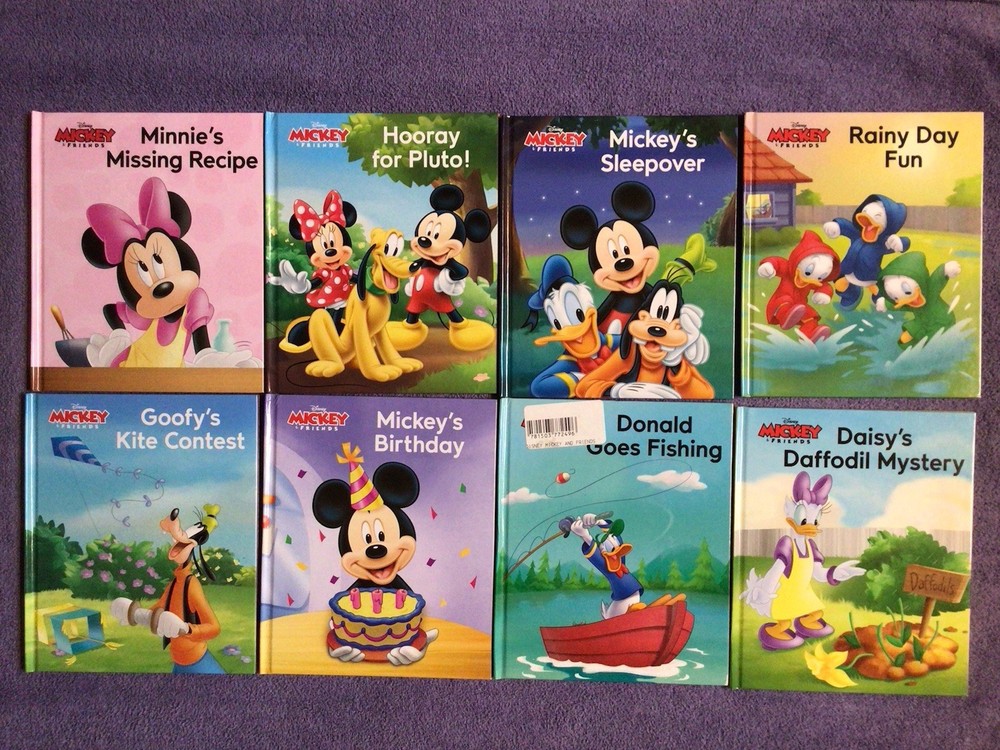 Disney Mickey And Friends LOT of 8 ME READER BOOKS Hardcover 2024 (Books Only)