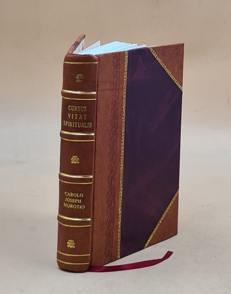 Leather Bound Cursus Vitae Spiritualis Spiritual Guide Easy Method-image
