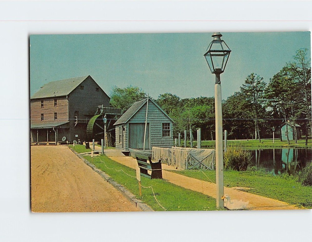 Postcard Clam Shack & Village Grist Mill Smithville Inn Abescon NJ USA