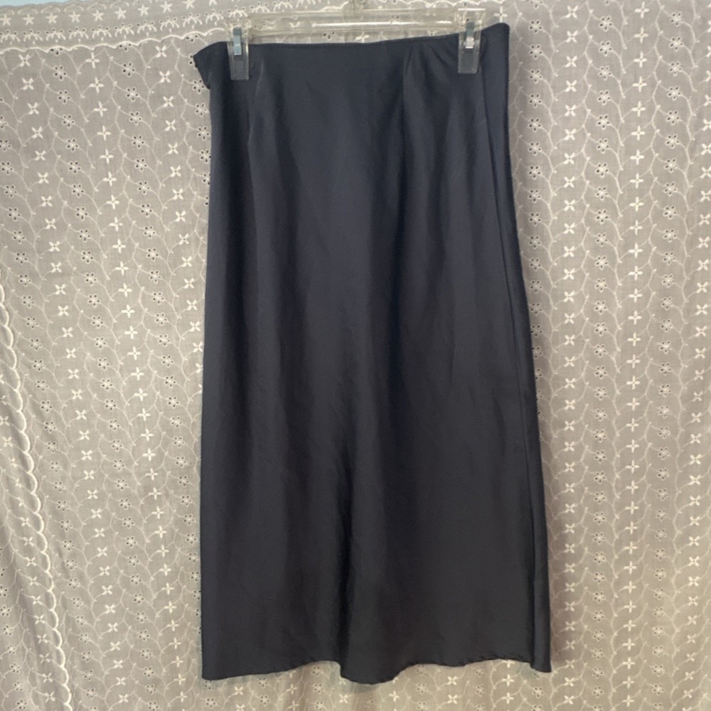 Dance & Marv Deep Navy Blue Long Straight & Pencil Skirt  Women's M Regular Size