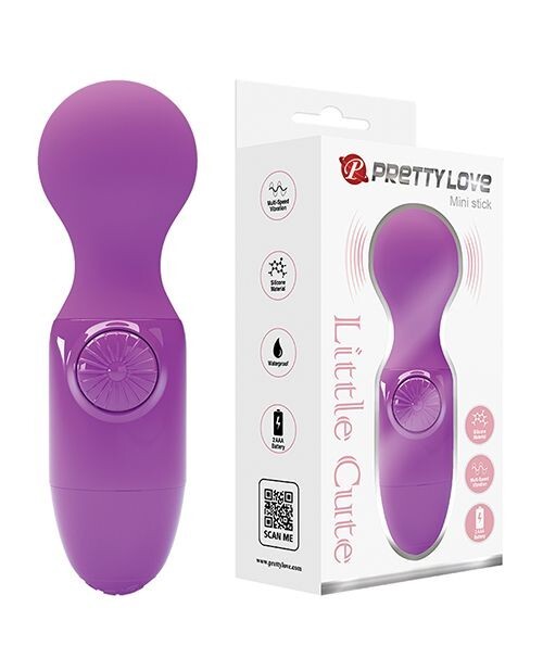 Pretty Love Mini Wand Purple Waterproof Quiet Vibrator Massager
