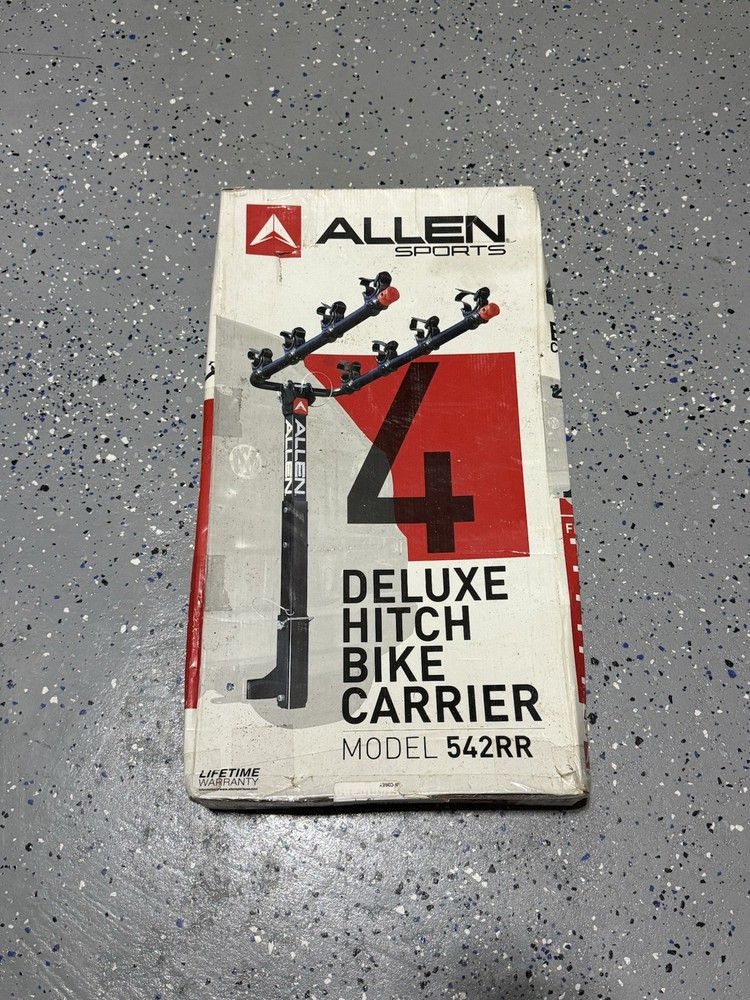 Allen Sports Deluxe 4-Bike Hitch Mount Rack for Easy Transport