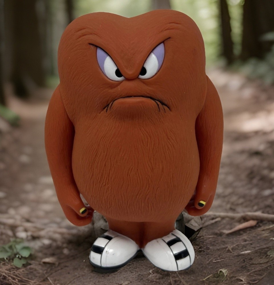 1994 Looney Tunes Warner Bros Vinyl Gossamer Articulating Arms Action Figure 6”