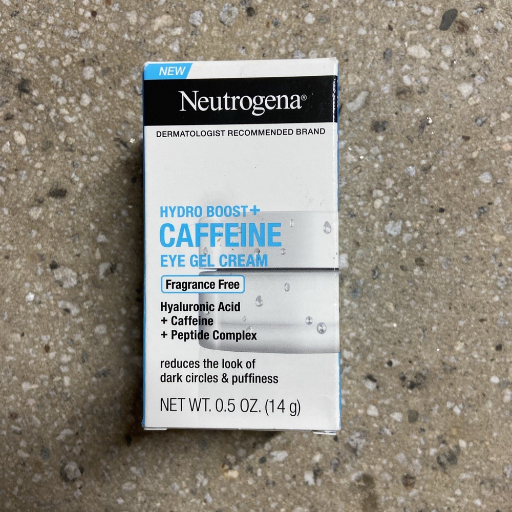 Neutrogena Hydro Boost Caffeine Eye Gel Cream Fragrance Free 14g