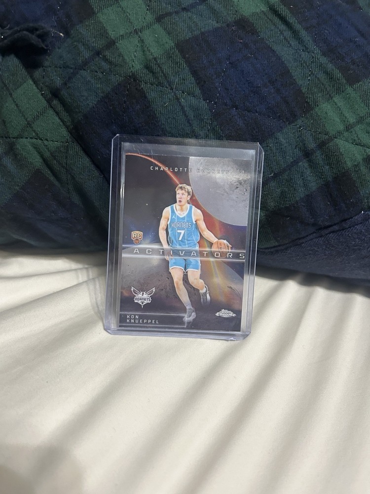 2025-26 Topps Chrome Kon Kneuppel Activators Rookie Card Hornets