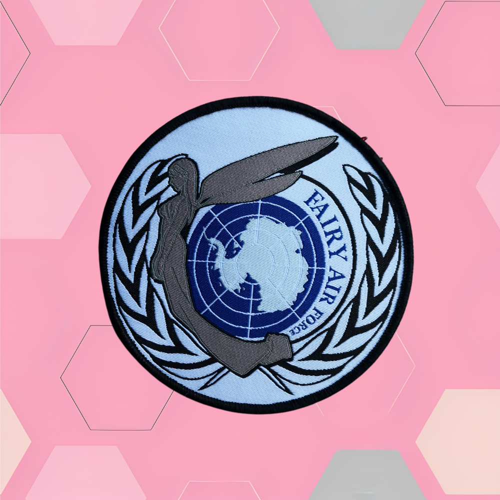Yukikaze Fairy Air Force (FAF) Combat Ace morale military hook airsoft patch-image
