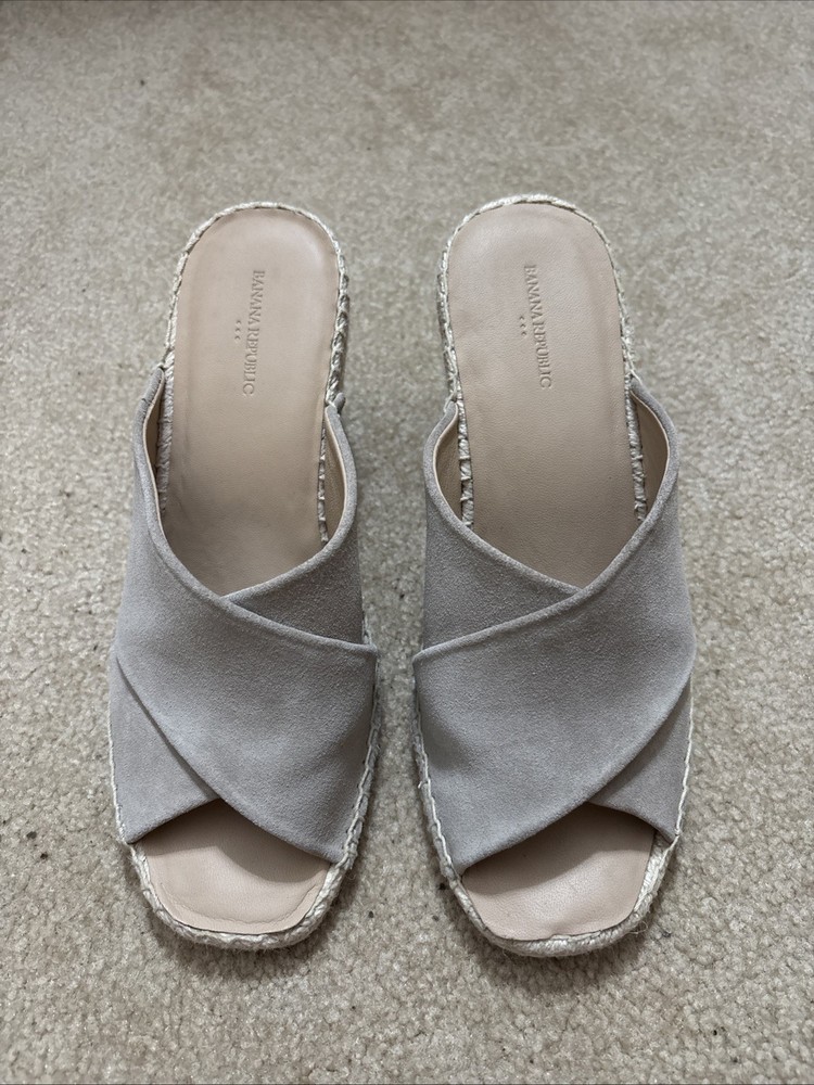 Banana Republic, Aspire Wedge, Sandal, Color, Sand, Size 9