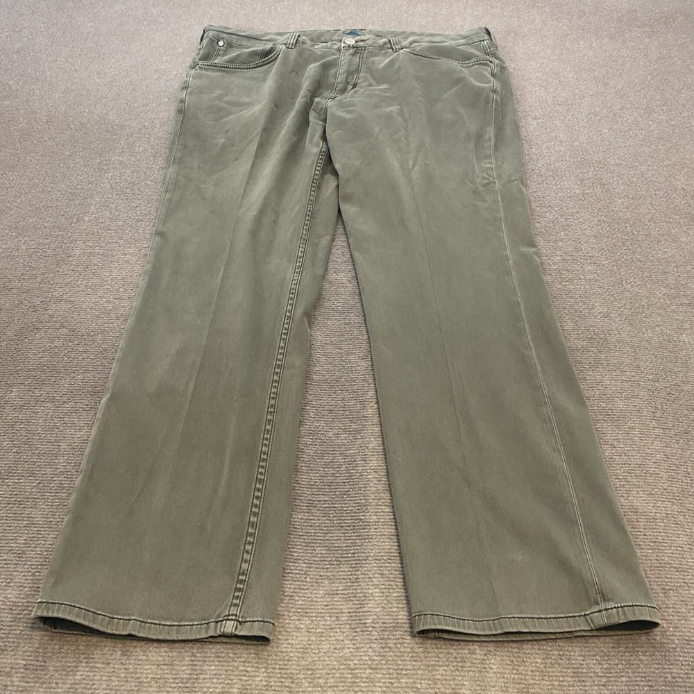 Tommy Bahama Performance Chino Pants Mens 40 Fits 41x32 Green Casual Golf Office