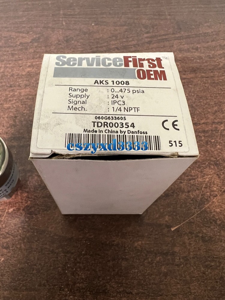 1Pc New Trane Aks1008 Tdr00354 Danfoss Aks 1008 Pressure Transmitter 24V B50