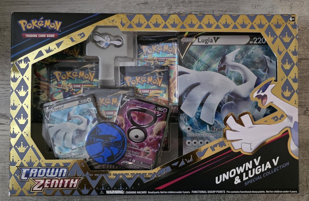 Pokemon Sealed Box - Crown Zenith Unknown V & Lugia V Special Collection 110