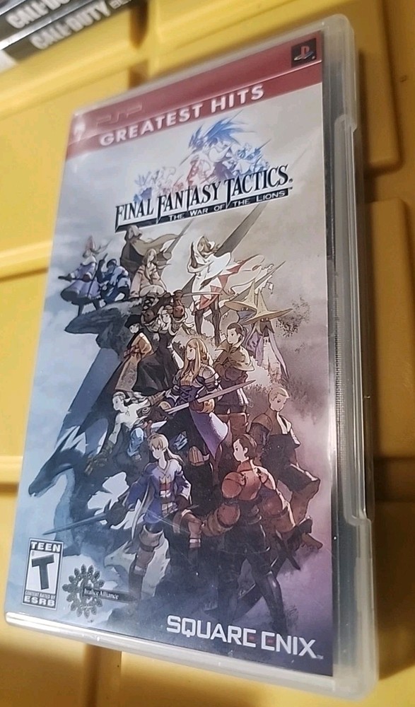 Final Fantasy Tactics: The War of the Lions Sony PSP 2007 Greatest Hits CIB