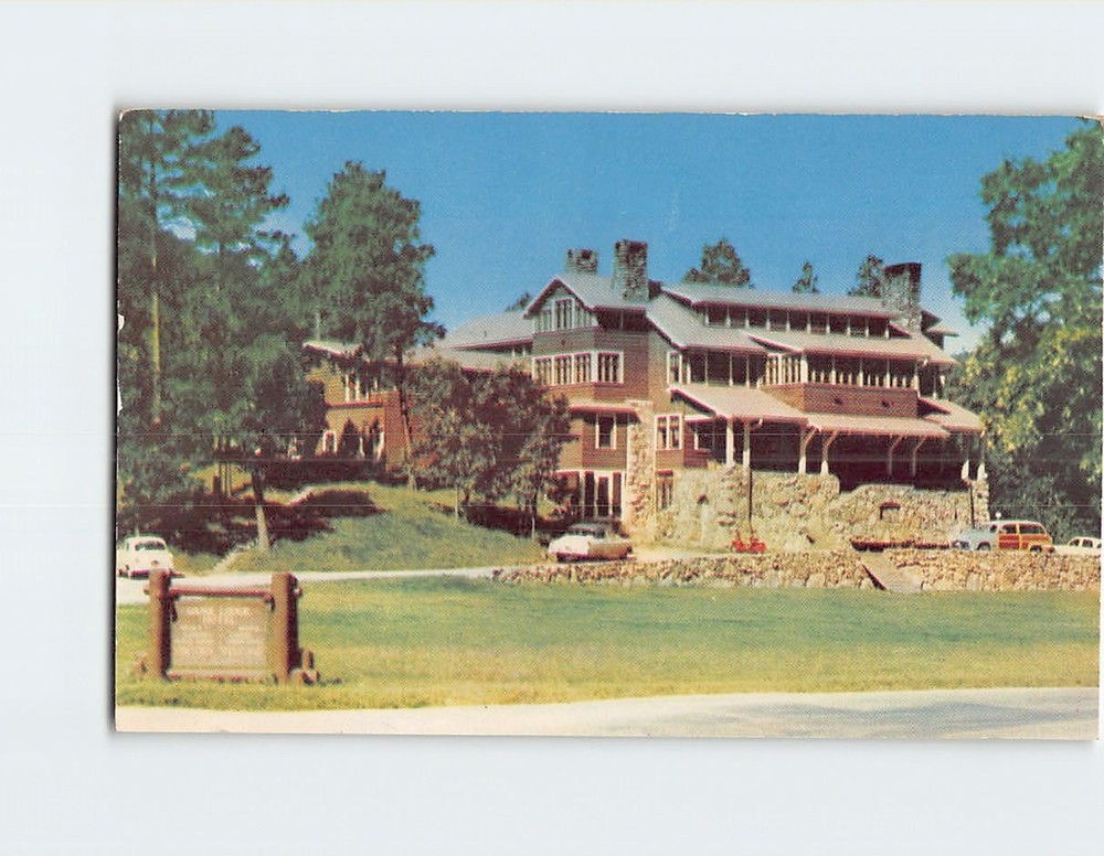 Postcard State Game Lodge Hotel Custer State Park Black Hills South Dakota USA
