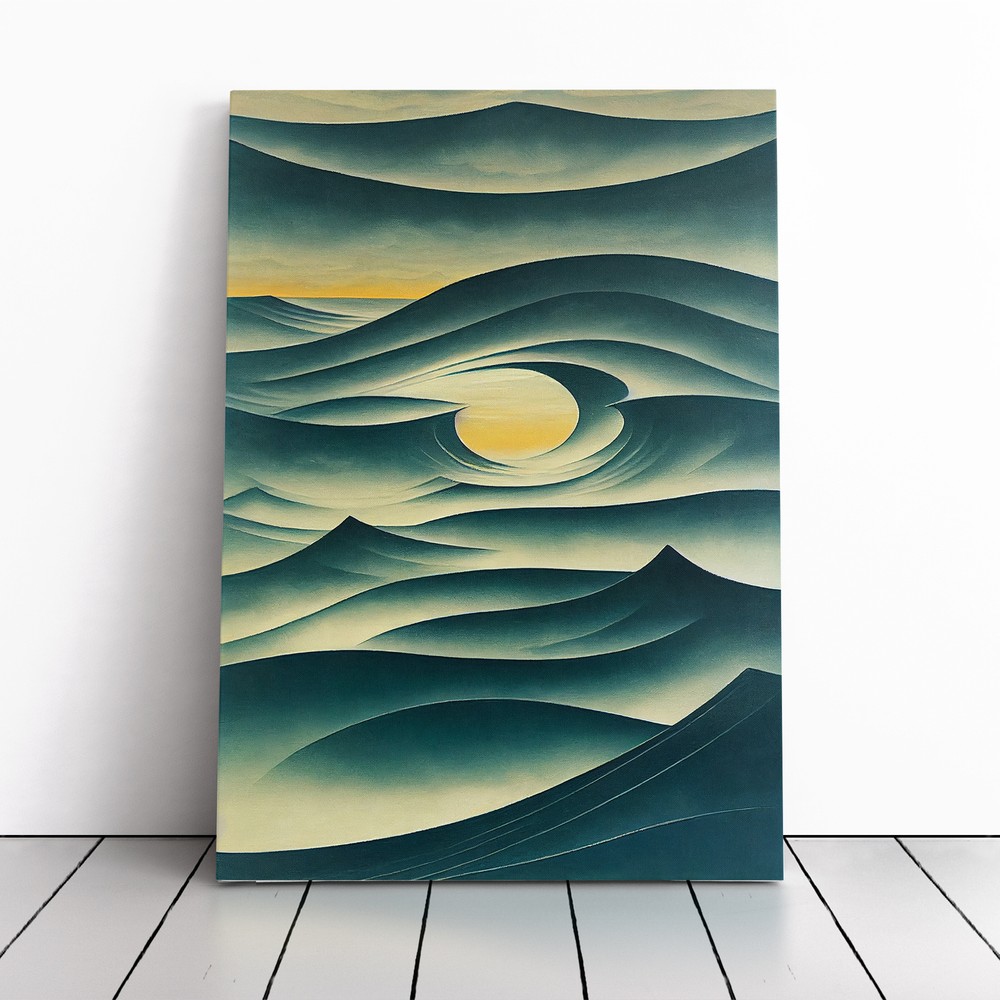 Seascape Abstract Vol.8 Canvas Wall Art Print Framed Picture Decor Living Room