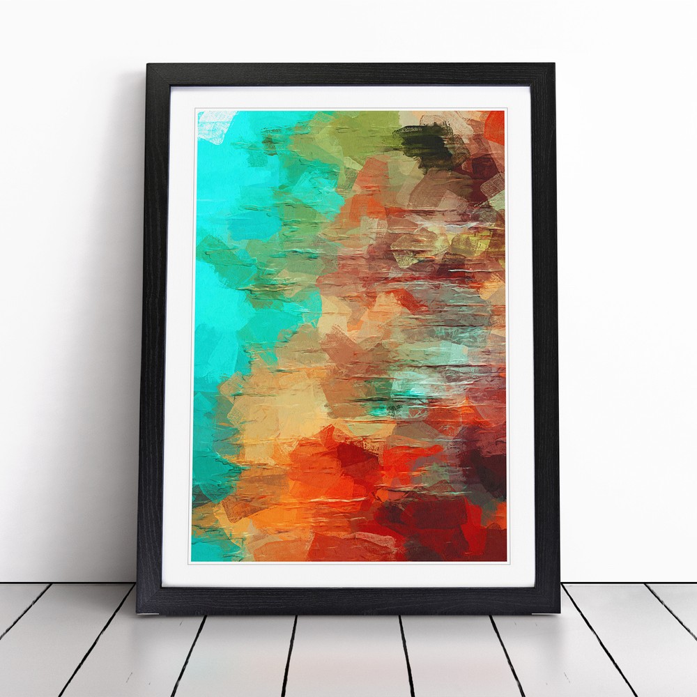 Lost Chances Abstract Wall Art Print Framed Canvas Picture Poster Decor