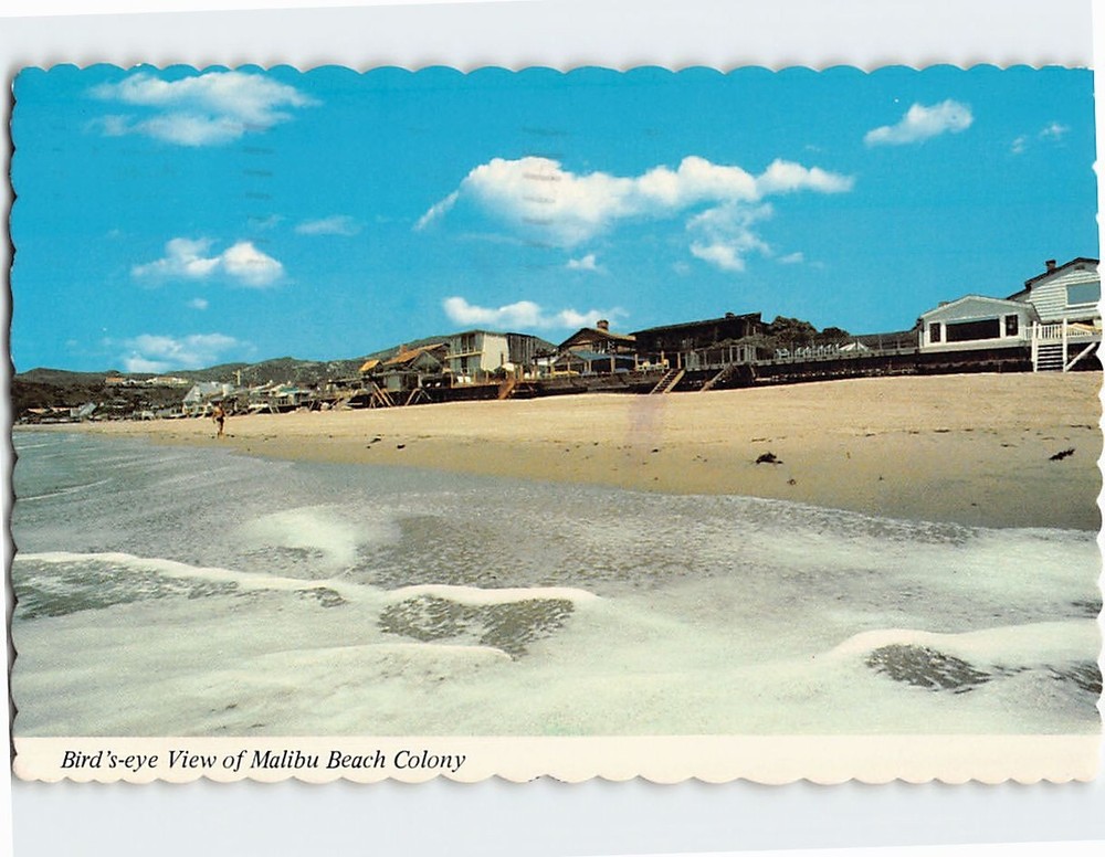 Postcard Malibu Beach California USA