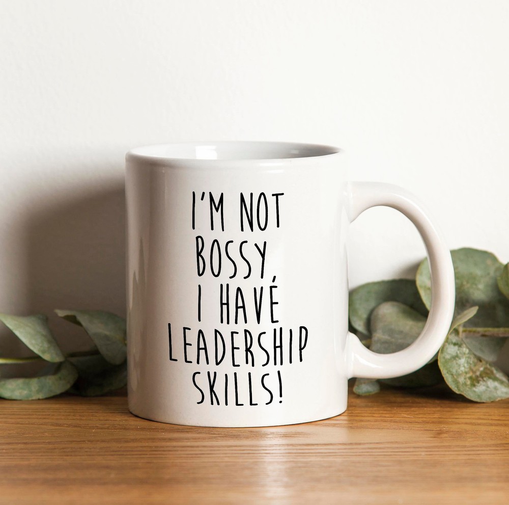 I'm Not Bossy I'm The Boss Funny Boss Mug Boss Coffee Cup Gift For Boss Funny