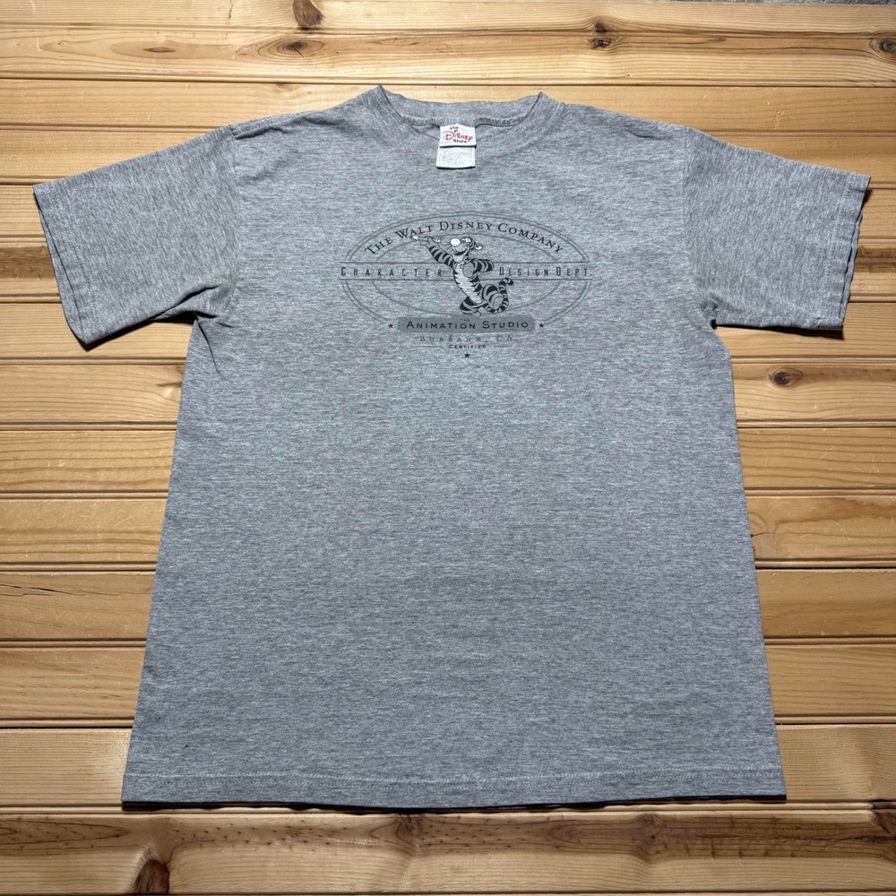 Vintage 90s Disney Tigger Character Design Dept Animation Studio T-Shirt Medium